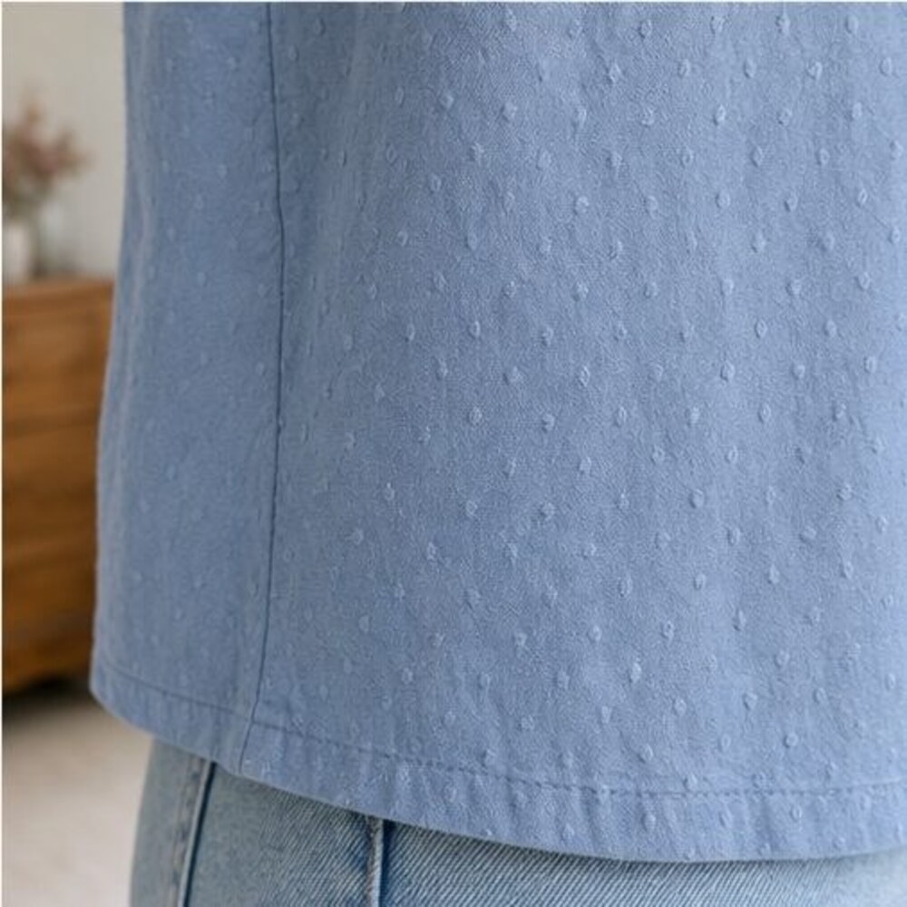 Olive Button Blouse - Picture 6 of 6